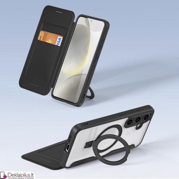 Dux Ducis Skin X Pro dirbtinos odos dėklas su magsafe (Samsung S24)